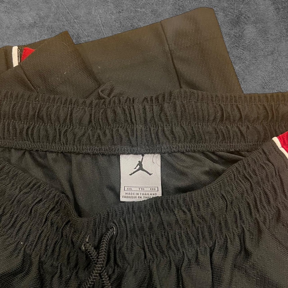 Vintage Y2K Black Red Jordan Wide Leg Track Pants XXL 2000s Baggy - Picture 5 of 5